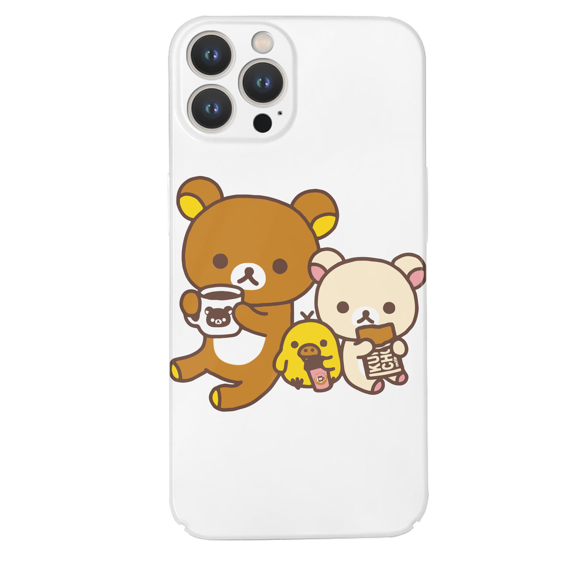 （画像用） リラックマ リラックマ キイロイトリ Rilakkuma Korilakkuma Kiiroitori 【iPhone 14シリーズ対応】ハードケース